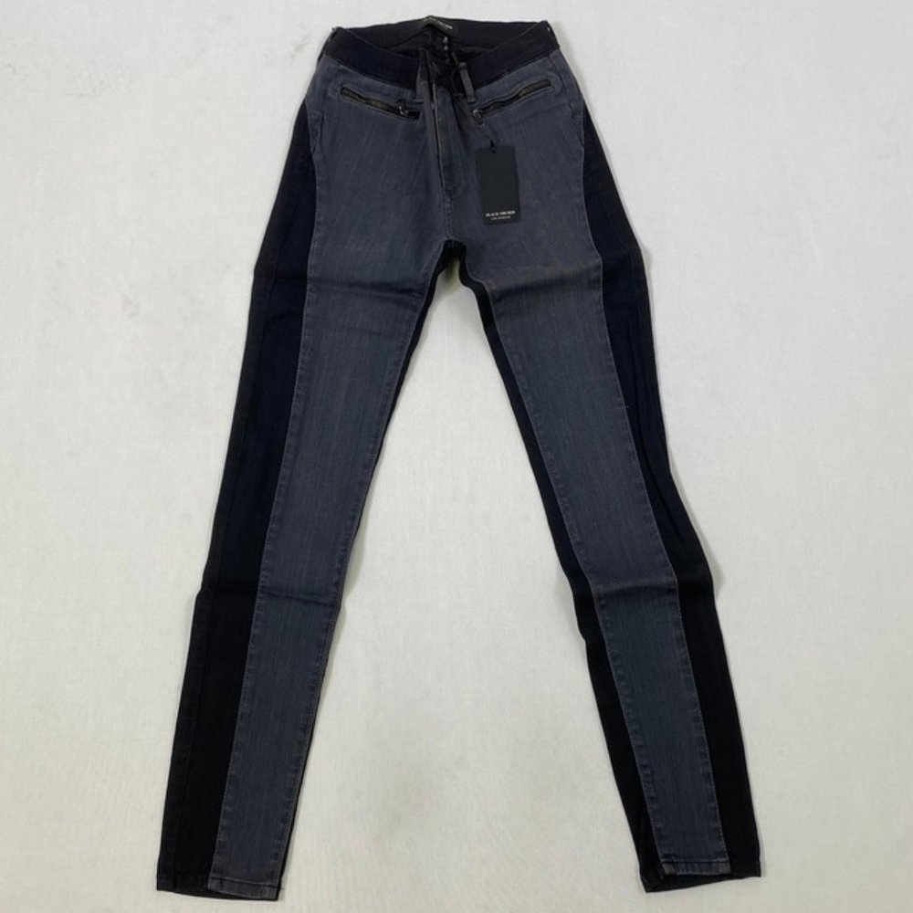 Black Orchid Two Toned Black Skinny